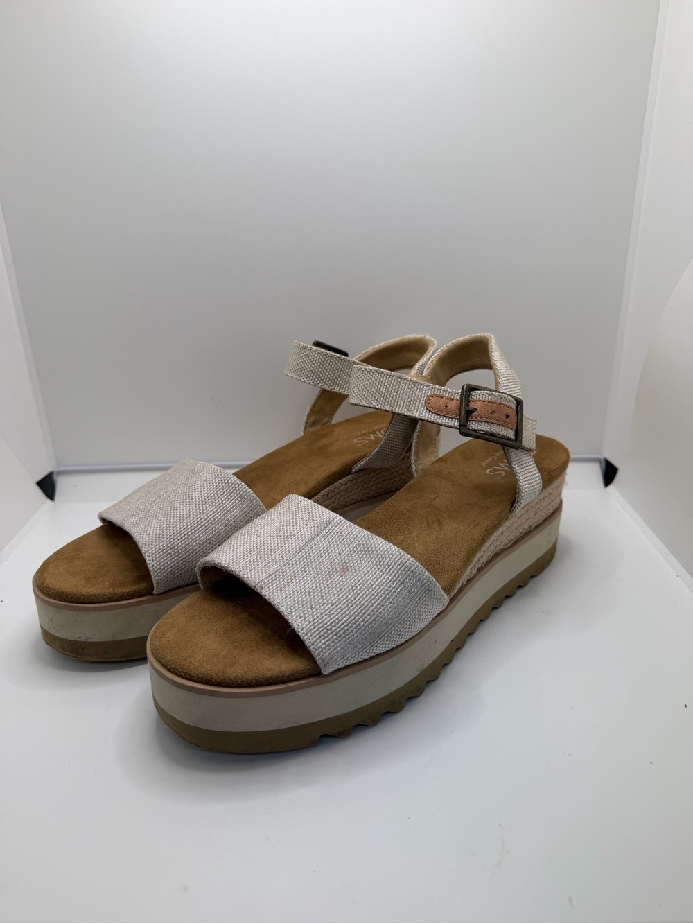 Toms Platform Ankle-Strap Sandals